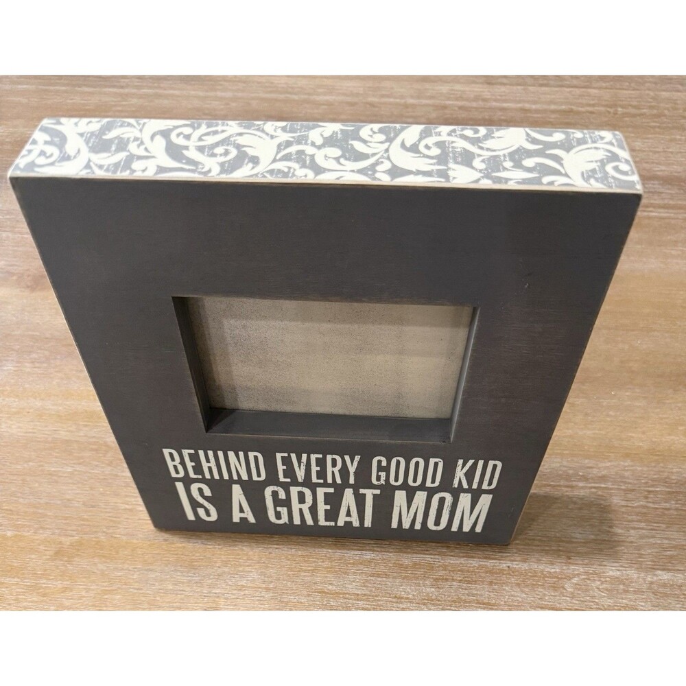 4x6 Picture Frame Gray Wood Mothers Day